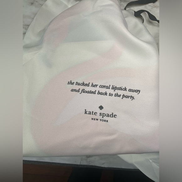 New Kate Spade By The Pool Flamingo Original Bag - Picture 10 of 11